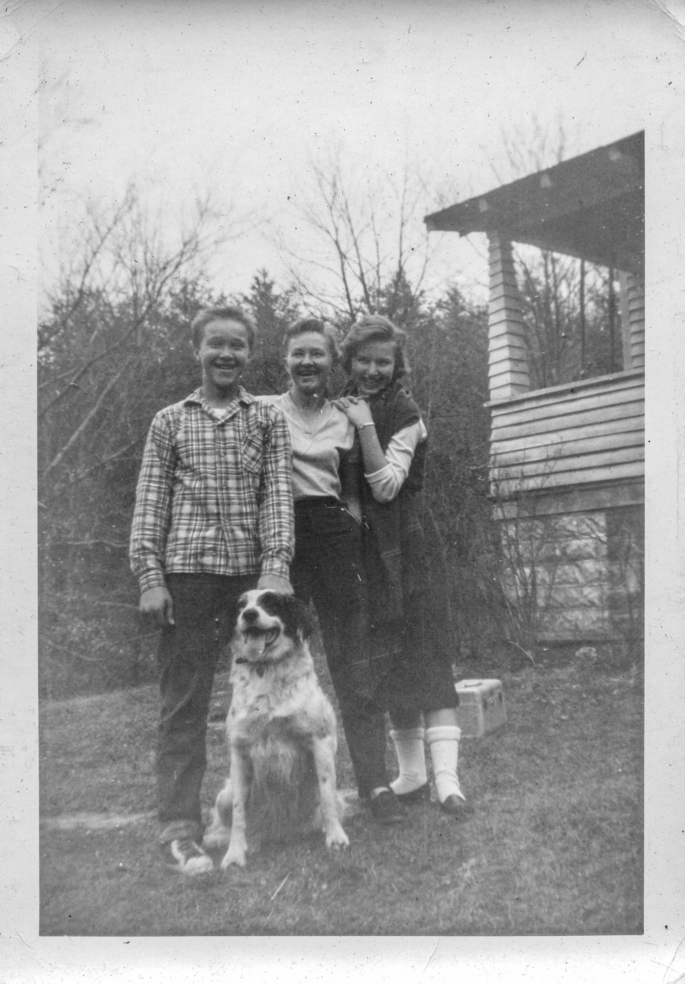 Family and their dog
